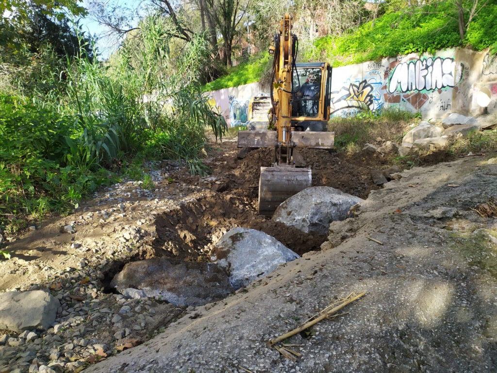 Restitució ambiental d’un curs fluvial afectat per un abocament accidental d’olis