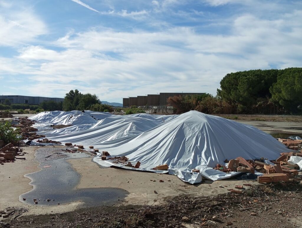 Descontaminació integral després d’una emergència en una planta química