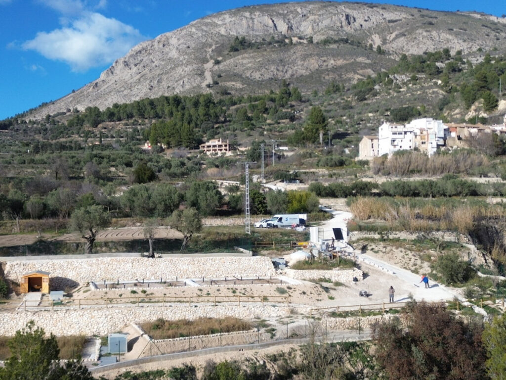 Estació de tractament d’aigües residuals – Ares del Bosc (Alacant)